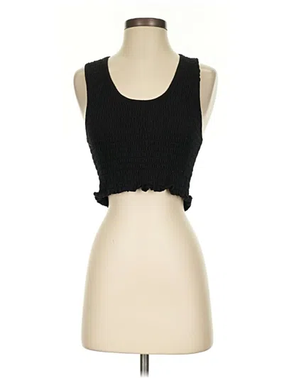 Pre-owned Wilfred Free Sleeveless Top Black Sweetheart Neckline Tops