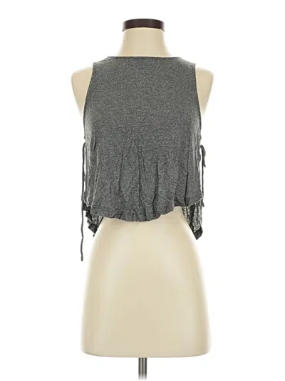 Pre-owned Wilfred Free Sleeveless Top Gray Halter Neckline Tops