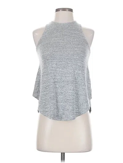 Pre-owned Wilfred Free Sleeveless Top Gray Halter Neckline Tops