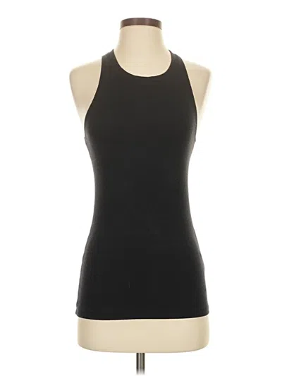 Pre-owned Wilfred Free Tank Top Black Halter Neckline Tops