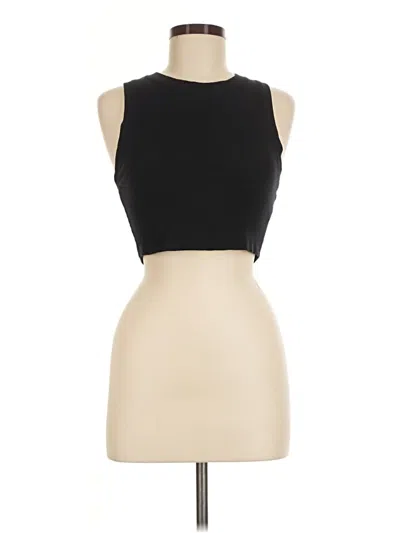 Pre-owned Wilfred Free Tank Top Black Halter Neckline Tops