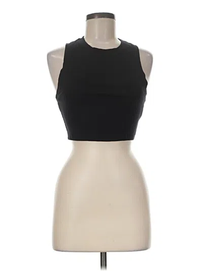 Pre-owned Wilfred Free Tank Top Black Halter Neckline Tops