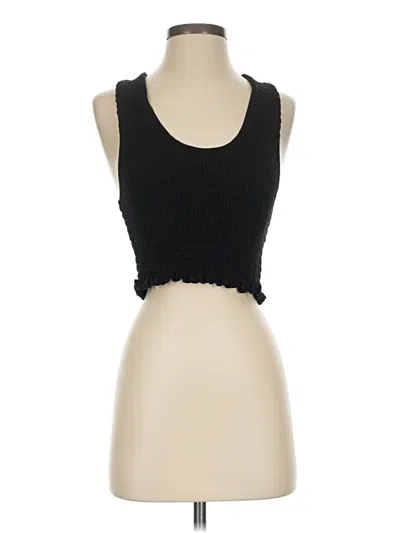 Pre-owned Wilfred Free Tank Top Black Strapless Neckline Tops