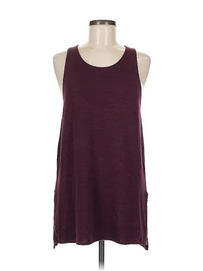 Pre-owned Wilfred Free Tank Top Burgundy Halter Neckline Tops