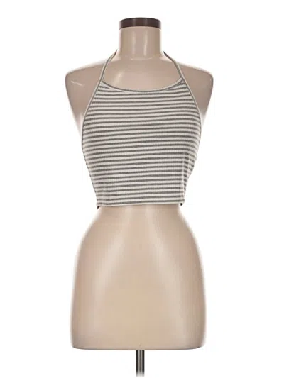 Pre-owned Wilfred Free Tank Top Silver Halter Neckline Tops