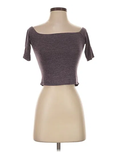 Pre-owned Wilfred Free Tube Top Gray Strapless Neckline Tops