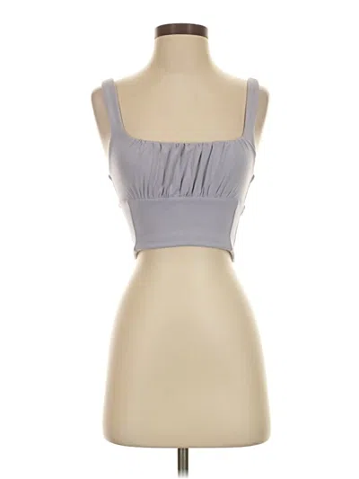 Pre-owned Wilfred Free Tube Top Gray Strapless Neckline Tops