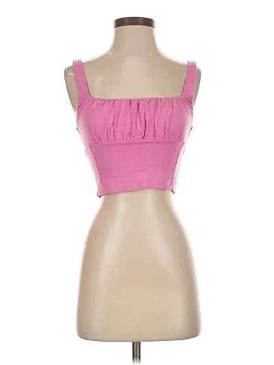 Pre-owned Wilfred Free Tube Top Pink Strapless Neckline Tops