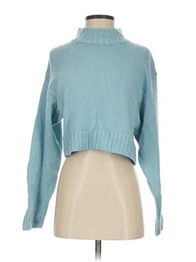 Pre-owned Wilfred Free Turtleneck Sweater In Blue