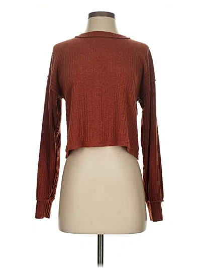 Pre-owned Wilfred Free Turtleneck Sweater In Brown