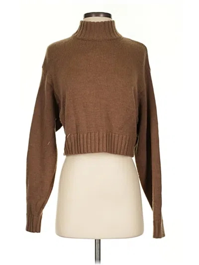 Pre-owned Wilfred Free Turtleneck Sweater In Brown