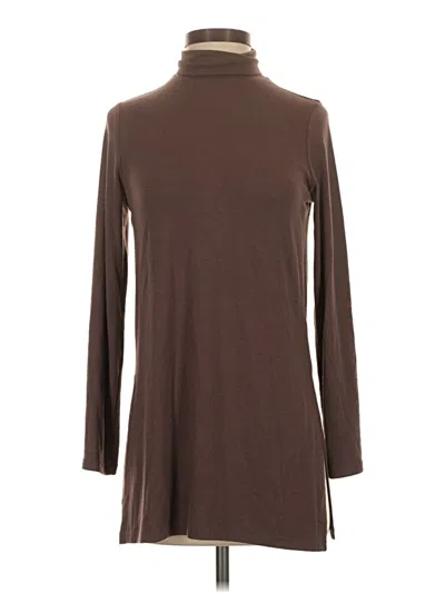 Pre-owned Wilfred Free Turtleneck Sweater In Brown