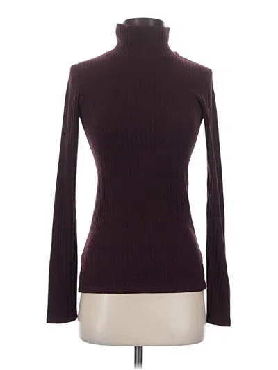 Pre-owned Wilfred Free Turtleneck Sweater In Burgundy