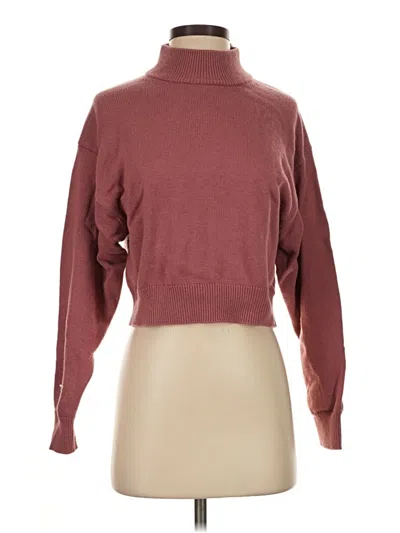 Pre-owned Wilfred Free Turtleneck Sweater In Burgundy