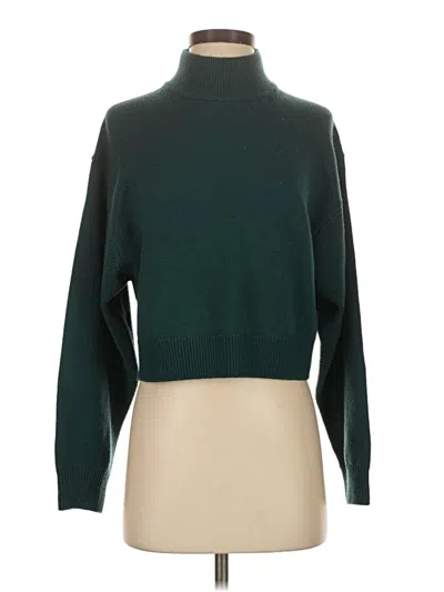 Pre-owned Wilfred Free Turtleneck Sweater In Green