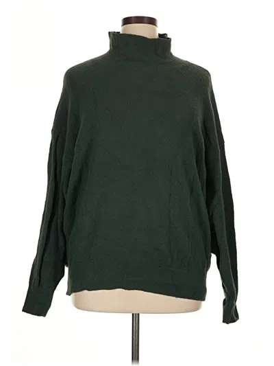 Pre-owned Wilfred Free Turtleneck Sweater In Green