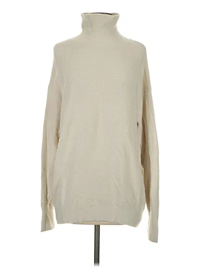 Pre-owned Wilfred Free Turtleneck Sweater In Ivory