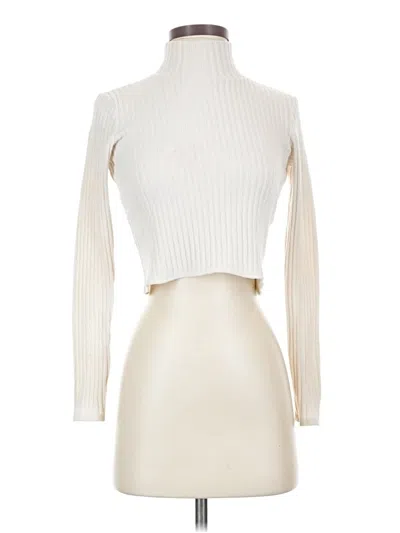 Pre-owned Wilfred Free Turtleneck Sweater In Ivory