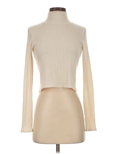 Pre-owned Wilfred Free Turtleneck Sweater In Ivory