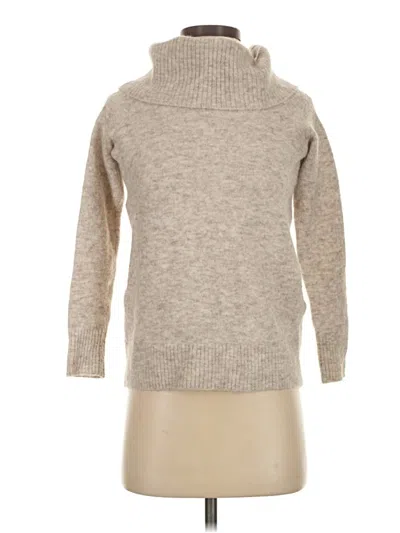 Pre-owned Wilfred Free Turtleneck Sweater In Tan