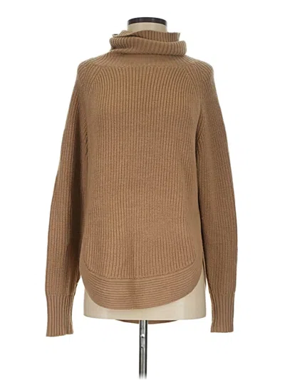 Pre-owned Wilfred Free Turtleneck Sweater In Tan
