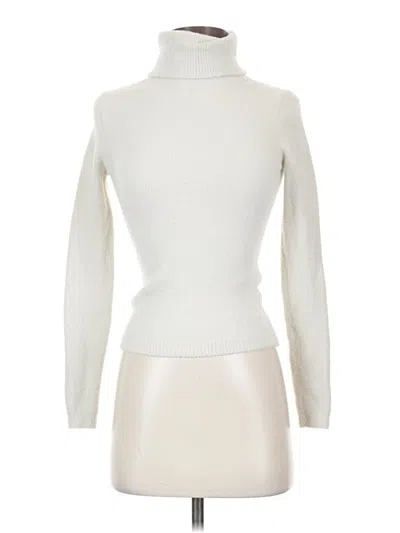Pre-owned Wilfred Free Turtleneck Sweater In White