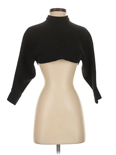Pre-owned Wilfred Free Wool Cardigan Sweater In Black