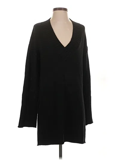 Pre-owned Wilfred Free Wool Cardigan Sweater In Black