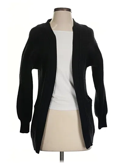 Pre-owned Wilfred Free Wool Cardigan Sweater In Black