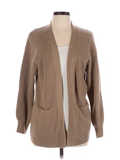 Pre-owned Wilfred Free Wool Cardigan Sweater In Tan