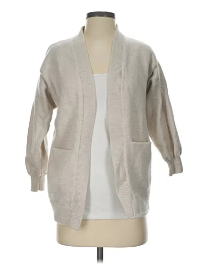 Pre-owned Wilfred Free Wool Cardigan Sweater In Tan