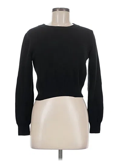 Pre-owned Wilfred Free Wool Pullover Sweater In Black