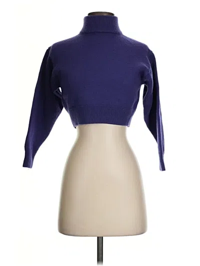 Pre-owned Wilfred Free Wool Pullover Sweater In Blue