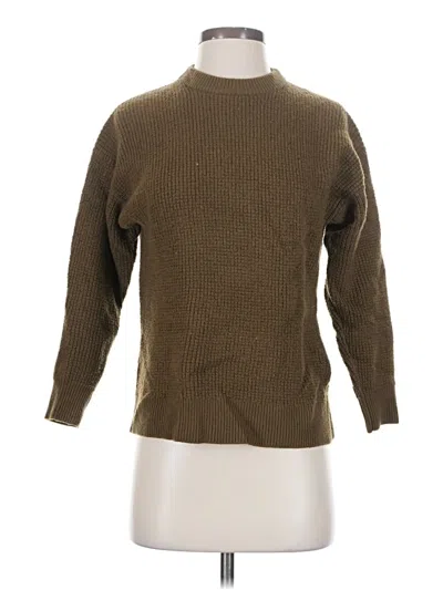 Pre-owned Wilfred Free Wool Pullover Sweater In Brown