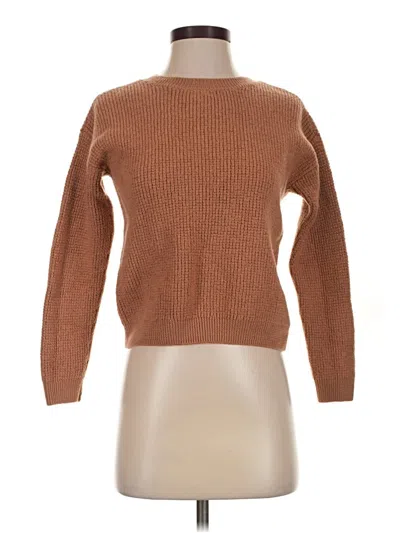 Pre-owned Wilfred Free Wool Pullover Sweater In Brown