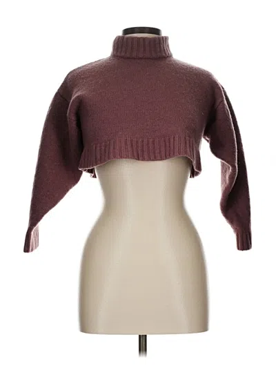 Pre-owned Wilfred Free Wool Pullover Sweater In Burgundy