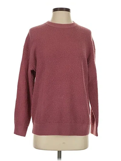 Pre-owned Wilfred Free Wool Pullover Sweater In Burgundy