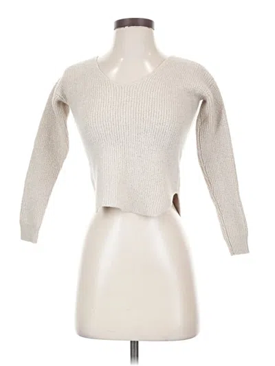 Pre-owned Wilfred Free Wool Pullover Sweater In Ivory