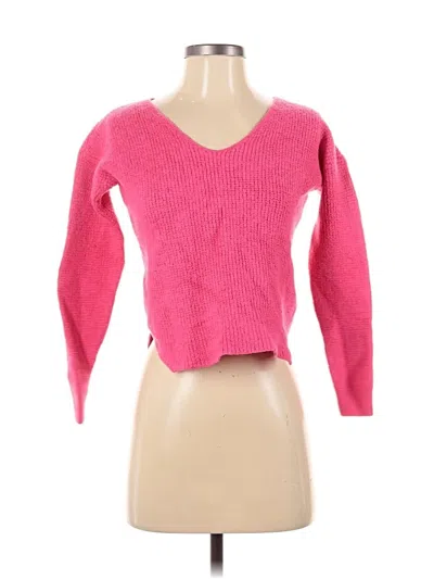 Pre-owned Wilfred Free Wool Pullover Sweater In Pink