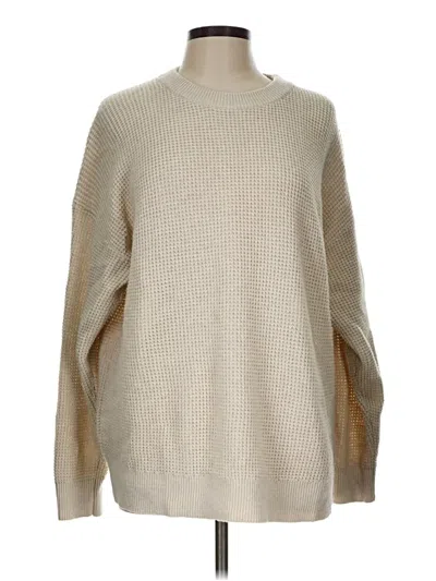 Pre-owned Wilfred Free Wool Pullover Sweater In Tan