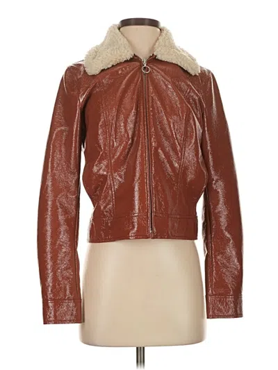 Pre-owned Wilfred Jacket In Brown