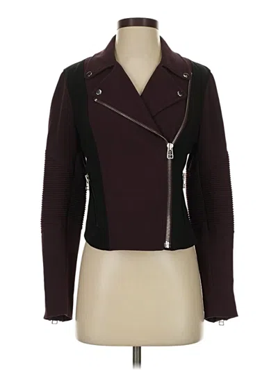 Pre-owned Wilfred Jacket In Burgundy