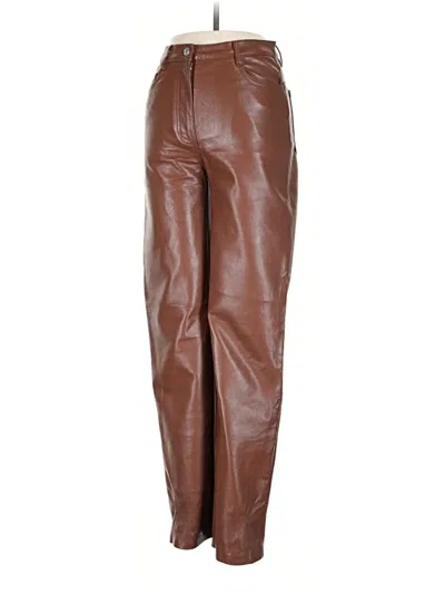 Pre-owned Wilfred Jeggings In Brown