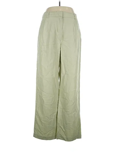 Pre-owned Wilfred Khaki Pant In Green