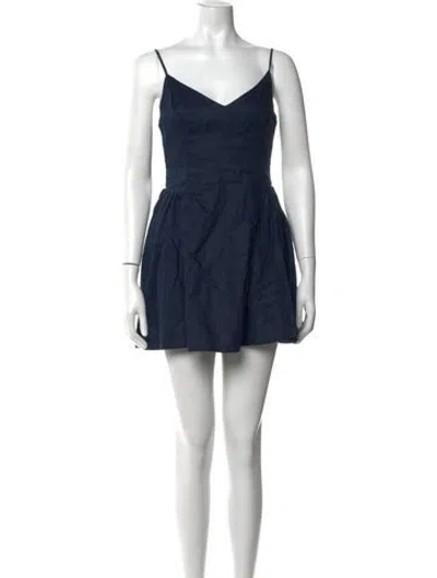 Pre-owned Wilfred Linen Mini Dress W/ Tags In Blue
