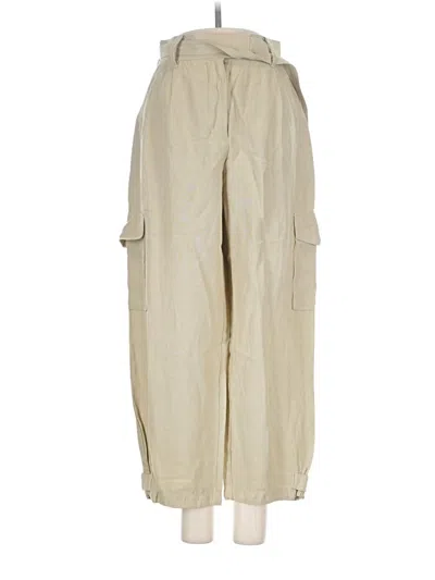 Pre-owned Wilfred Linen Pants In Tan
