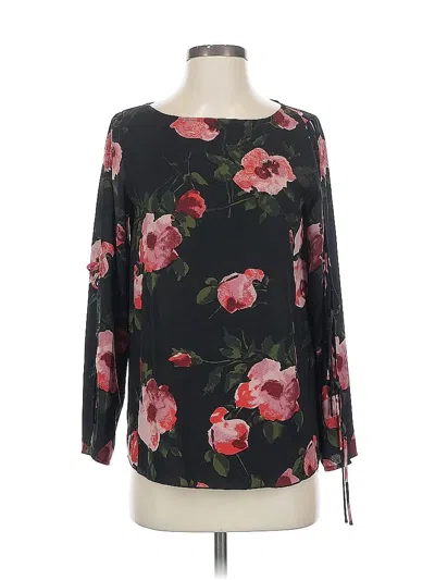 Pre-owned Wilfred Long Sleeve Blouse In Black
