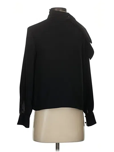 Pre-owned Wilfred Long Sleeve Blouse In Black
