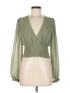 Wilfred Long Sleeve Blouse In Green