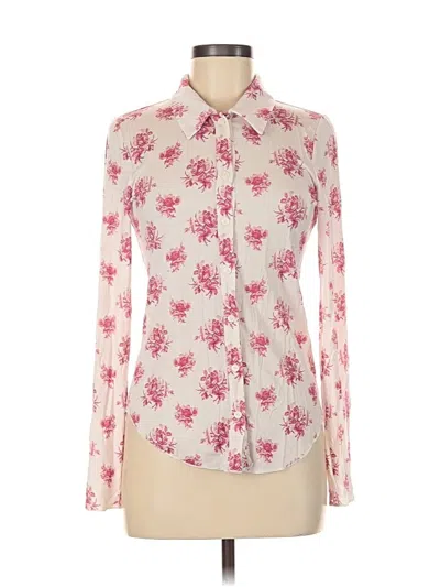 Pre-owned Wilfred Long Sleeve Blouse In Pink